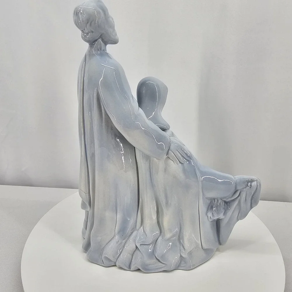 Vintage Atlantic‎ Mold Nativity Holy Family Jesus Mary Joseph Christmas